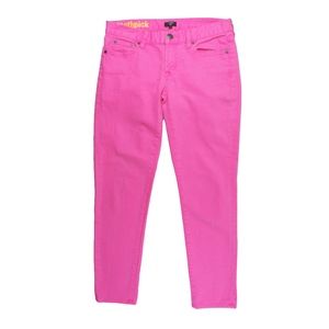 JCREW Hot Pink Toothpick Skinny Jeans